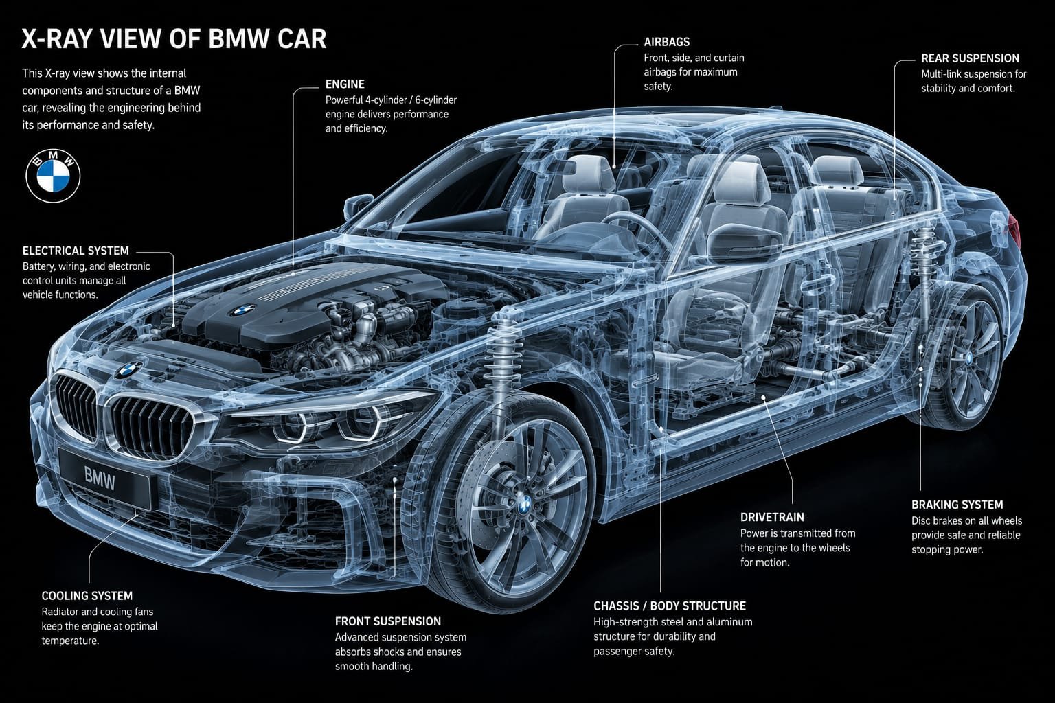 BMW X-Ray — Complete Internal Structure