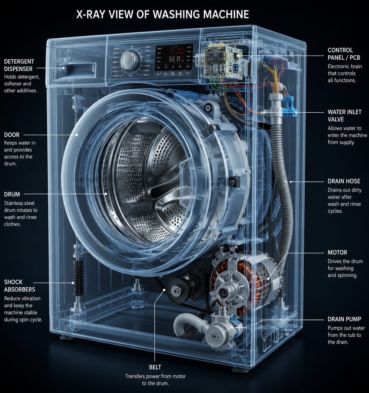 Washing Machine X-Ray